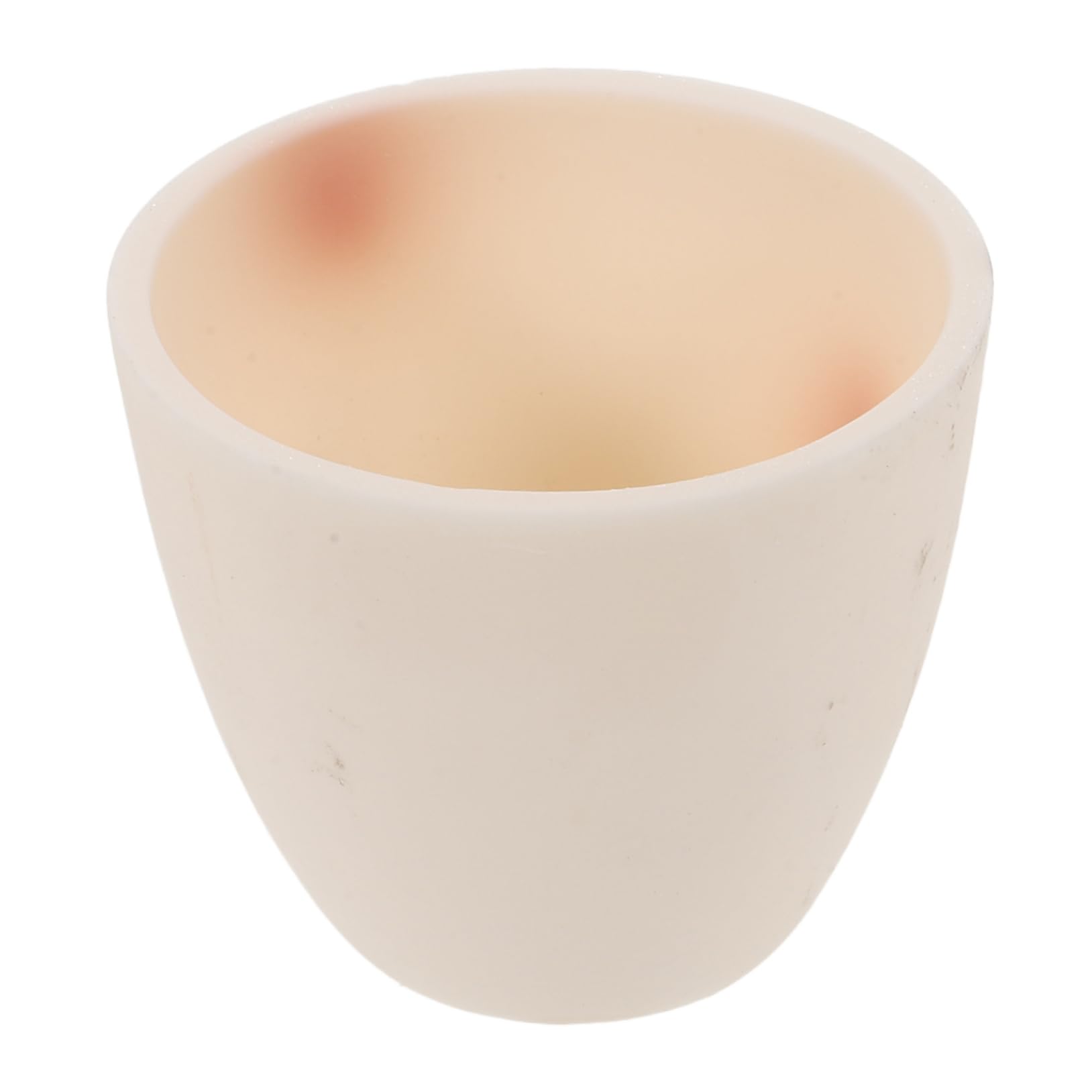 Gatuida 5pezzi Ciotola Ceramica Per Fusione Crogiolo Ossido Di Resistente Per Laboratorio e Analisi Metalli e Leghe Forma Curva Per Esperimenti Scientifici
