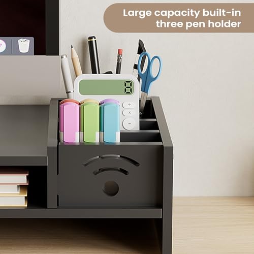 Support d'écran de bureau à 2 niveaux pour ordinateur et PC portable - 3