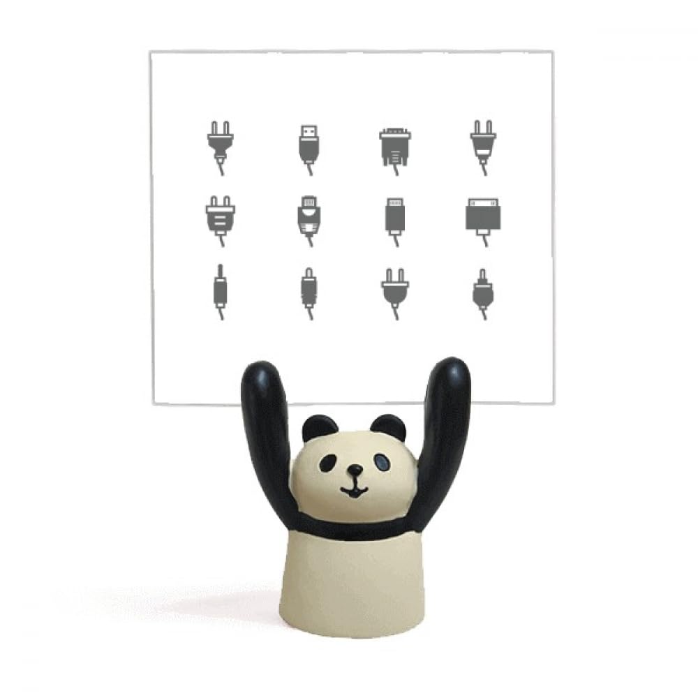 Panda support de prise de courant mignon pour embellir votre bureau