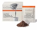 Hotel Chocolat Salted Caramel & Clementine Hot Chocolate Sachets - Luxury Chocolate Flakes - Pack of 10 Single-Serve Sachets, 310g - Suitable for Vegetarians