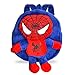 Zaino Spiderman -Miotlsy Spiderman Zainetto Peluche Zainetto per Bambini con Motivo Cartoon in Peluche, Zaino per Bambini e Bambine, età 1-3 anni