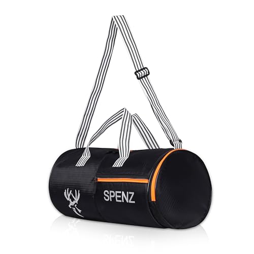 Image of SPENZ Bags Polyester 28L Water Resistant Sports Duffel Gym Bag for Men & Women with Shoe Compartment