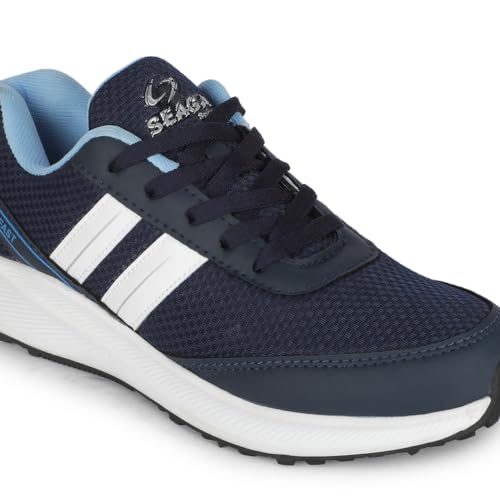 Image of SEAGA Sports Men Running Sports Shoes | Super Soft Breathable Casual Sneakers for Men | Anti-Skid Sole | Cushioned Insole | Lightweight Shoes Pack of 1