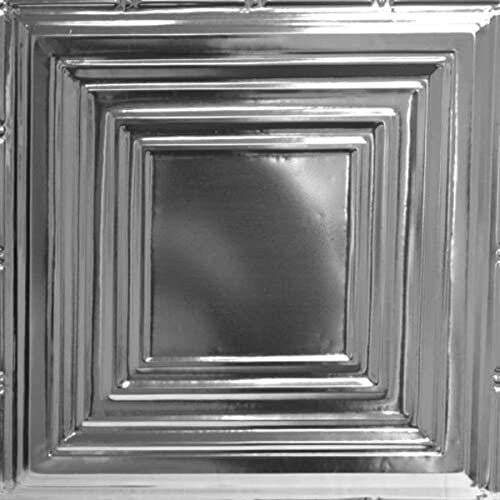 Williamsburg 2 ft. x 2 ft. Tin Plated Steel Wall and Ceiling Patterns Nail Up Steel (Unfinished) 6 Pack