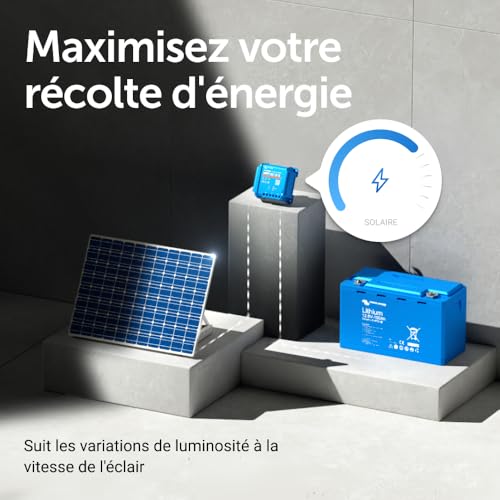 Contrôleur MPPT 100V 15A évite les batteries déchargées grâce au Bluetooth