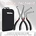 YEZriler Electrical Disconnect Pliers, 37980 37960 Connector Pliers Sets for Cars, Fuel Line Petrol Clip Pipe Plier, Automotive Electrical Tools Hose Disconnect Tools - Regular Model