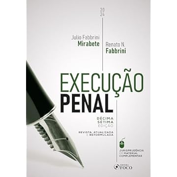 Capa do livro Execução Penal - 2024: Revista, Atualizada e Reformulada