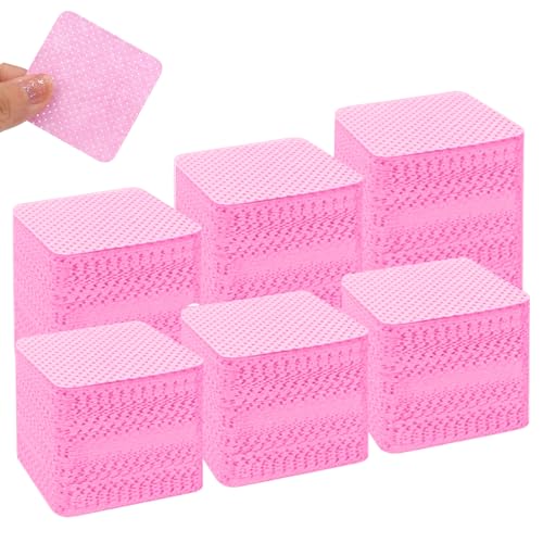 1000 toallitas para uñas sin pelusa, toallitas de pegamento de algodón suave desechables y absorbibles, almohadillas quitaesmalte para esmalte o extensión de pestañas