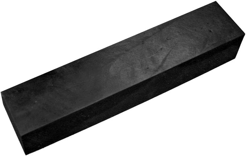 Herco Solid Neoprene Rubber Bumper Block Cushion Pad (8" L x 3-1/2" W x 2" H)