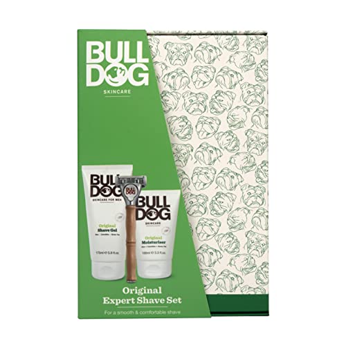 Bulldog Original Bambus-Rasierer für Männer 3 Set inkl. Rasiercreme und Feuchtigkeitscreme