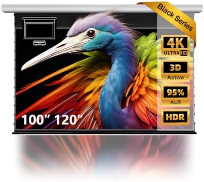 Pantalla Motorizada 120 Pulgadas, Despliegue Automático, ALR Mont...