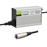 24V 5A Battery Charger with 3-Pin XLR Connector for Pride, Jazzy, Drive Medical, Golden Technologies, Shoprider, Rascal 200T/500T/301 PC/314/318 PC/320 PC/326/326A