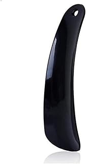 Plastic Shoe Horn,Professional Shoehorn Spoon Shape Shoehorn Flexible Sturdy Slip Shoe Lifter for Men, Women, Kids and Seniors - Black Simple and Sophisticated Design