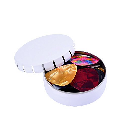 Médiators Guitare Plectres Couleur Mélangée 0.46mm Celluloïd Médiators avec Boîte de Poche Métallique, Pack 40 - Les Beatles, Paul McCartney, John Lennon, RIngo Starr, George Harrison Médiators Guitare Plectres Couleur Mélangée 0.46mm Celluloïd Médiators avec Boîte de Poche Métallique, Pack 40 – Image 7