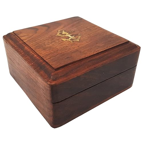 The New Antique Store - Sundial Compass in Box - Nautical Marine Pocket Sun Dial, Boat Gift, Sun Clock Replica Watch for Pirate Ship Enthusiasts