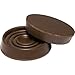 Richelieu America 235940 1.56 in. TruGuard Round Rubber Cup44; Brown - Pack of 44