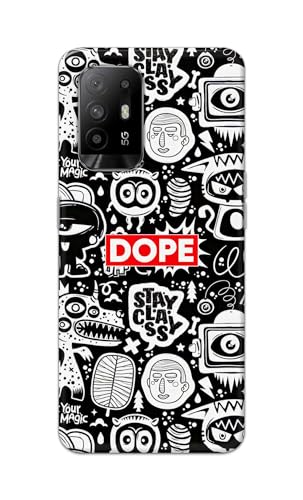 Image of Printed Hard Back Cover Case for Oppo F19 Pro+ 5G | Oppo F19 Pro Plus Back Cover (Mixed Cartoons) -1111