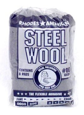 25 Ounce Organic Water-based Textured Paint With 8 Pack Of #00 Steel Wool Pads