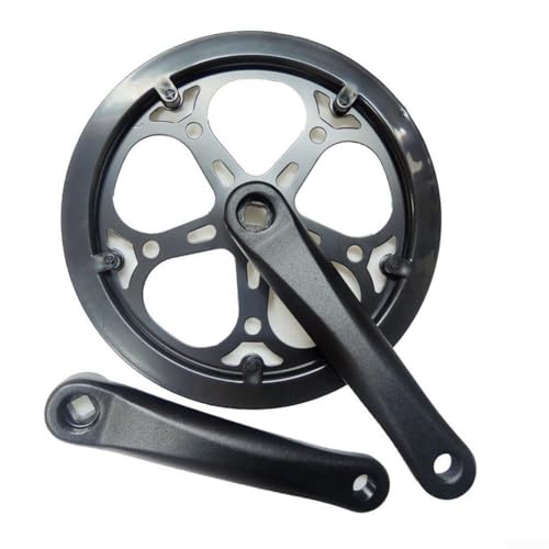 Pédalier de vélo unique 48T 40T 52T 170 mm avec trou carré pour VTT, vélos électriques de route et pièces de vélo Fixie (40T)