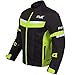HWK Mesh Motorcycle Jacket Riding Air Motorbike Jacket Biker CE Armored Breathable (Medium, Green)