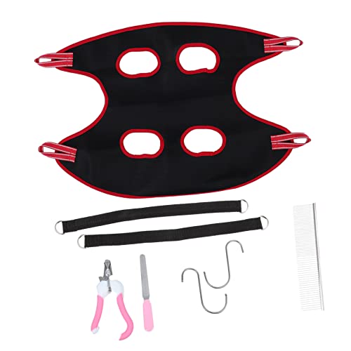 ifundom 1 Set Miniature Pet Nail Trimming Hammock Lightweight Dog Cat Grooming Sling for Quick and Convenient Nail Care Durable and Easy to Use Accessories Included Random Color