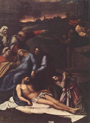 Peinture à l'huile Deposition 1516 Sebastiano pour sublimer votre décoration de salon