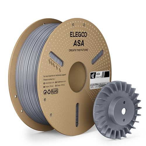 ELEGOO ASA Filament 1.75mm Grey 1KG UV & Weather Resistant by ELEGOO - Used condition - CA$21.61
