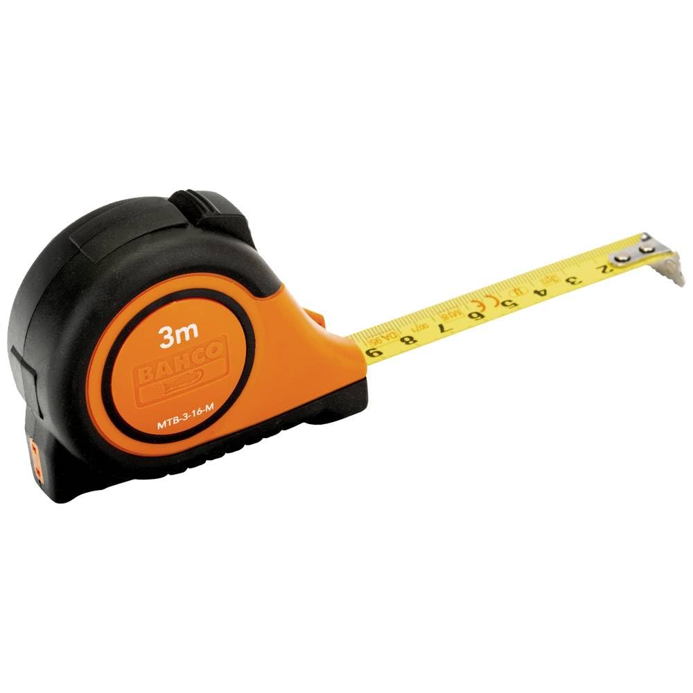 Bahco MTG-8-25 Tape Measure 8m Carbon Steel Durable Design