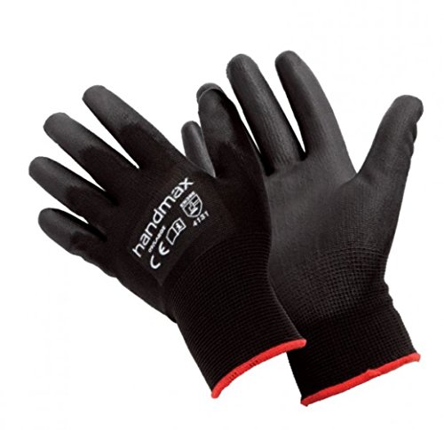 Handmax Atlanta Black PU Glove Size XL (10)