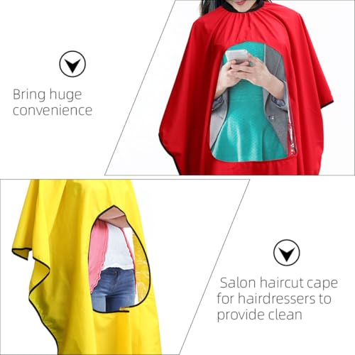 Capa de peluquería impermeable COHEALI 2 piezas multicolor miniatura 7