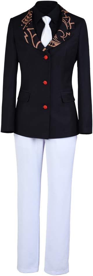 COSEASY Demon Slayer Kimetsu no Yaiba Kibutsuji Muzan Uniform Suit Halloween Cosplay Costume