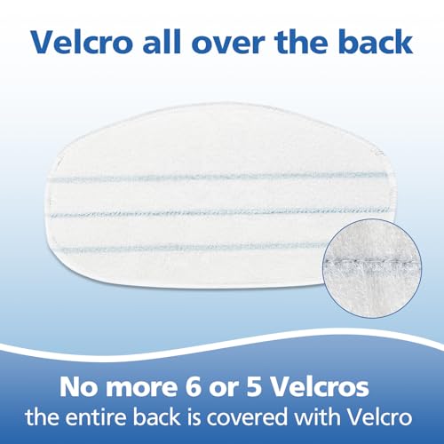 Image of LINNIW 6 Pack Replacement Steam Mop Pads Compatible for PurSteam ThermaPro 10-in-1