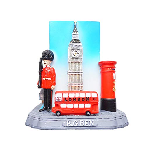 ShopEwebb Hermoso soporte para bolígrafos hecho con cuatro famosos puntos de referencia de piedra de Londres Cover