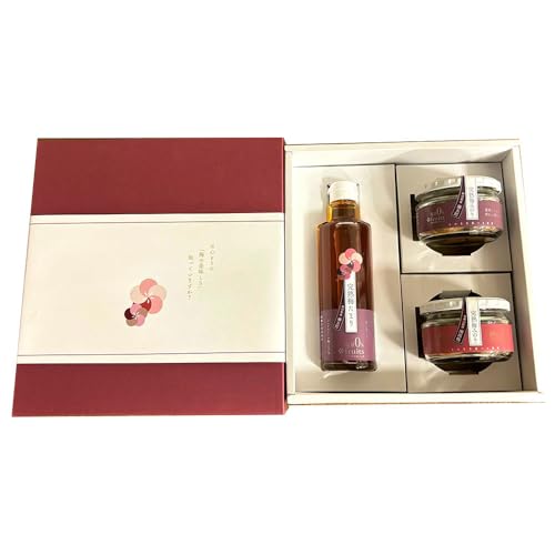 完熟梅セット 藤五郎(完熟梅たまり275ml×1本&完熟梅みのり100g×2個)梅エキス 梅干し 塩分ゼロ 梅ジュース ドリンク