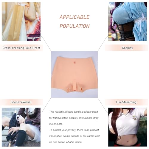 Bragas con relleno de silicona médica y diseño anatómico premium para transgénero 6