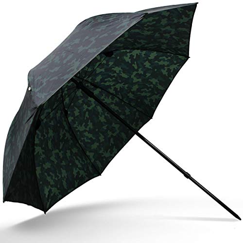 Carp Coarse Fishing Camo Umbrella With Tilt Action 45 Day Shelter Brolly NGT