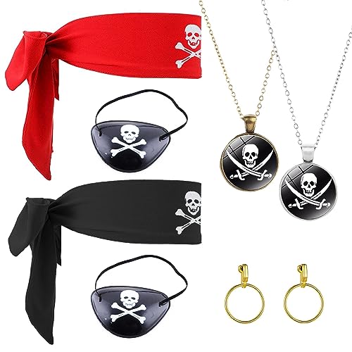 VIKSAUN 8 Pezzi Kit Accessori Pirata, Accessori