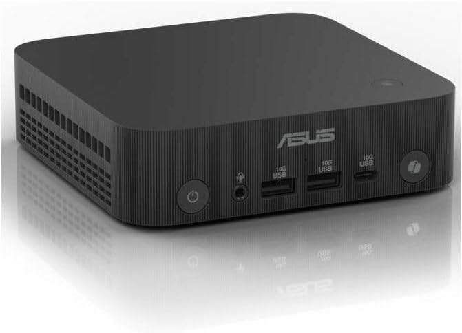 ASUS ExpertCenter PN54 Full System Copilot+ PC with AMD Ryzen AI 7 350 Processor, 16GB DDR5 RAM, 1TB NVME SSD, WiFi 7 & BT 5.4, Win 11 Pro Next Gen, Voice Command, Toolless Chassis Access, VESA Mount