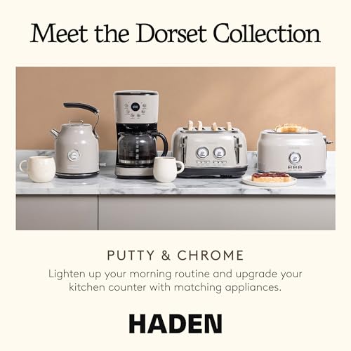 Haden Dorset 1.7 Liter Stainless Steel Electric Kettle, Hot Water Kettle - Image 5