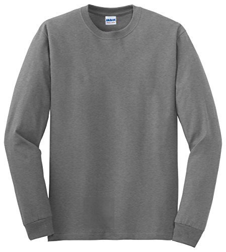 Gildan - 100% Cotton Long Sleeve T-Shirt. 5400 - Sport Grey G540 L