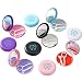 Aligner Retainer Mouthguard Case with Mirror, Brush and Removal Tool (Pearl)