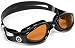 Aqua Sphere Kaiman Swim Goggle (Regular, Amber Lens/Black Frame)