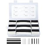 cellpack schrumpfschlauch srh2 12-3 【Länge & Innendurchmesser】: Eventronic Schrumpfschlauch,Durchmesser von 2,380 mm bis 19,5 mm im Sortiment,2,38 mm (Schwarz: 65 Stück; Weiß: 20 Stück), 12,70 mm (S: 7 Stück; W: 7) Stück), 19,5 mm (S: 5 Stück; W: 5 Stück), 4,76 mm (S: 15 Stück; W: 8 Stück), 6,35 mm (S: 10 Stück; W: 5 Stück), 9,52 mm (S: 5 Stück; W: 5 Stück), 3,17 mm (S: 108 Stück; W: 45 Stück).