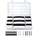 Kit de tubo termorretráctil, Eventronic 310Pcs 3: 1 Tubo termorretráctil forrado con adhesivo de doble pared con 7 tamaños, 2 colores (negro, blanco)