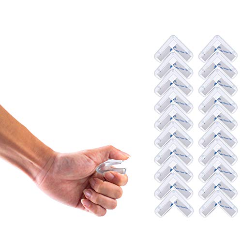 OnlyBP - 20 pcs Protector esquinas bebe transparente, Esquineros protectores bebe suaves