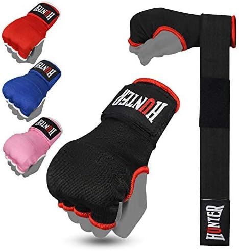 Vendas de boxeo de gel para hombres y mujeres, guantes interiores rápidos con soporte para muñeca para MMA, Muay Thai, entrenamiento de kickboxing y artes marciales, protección de nudillos (par)