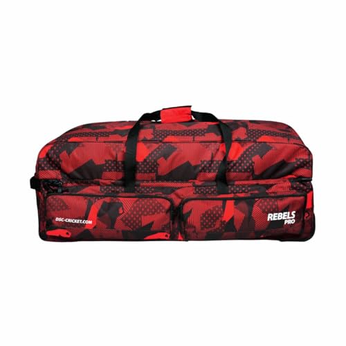 DSC Rebel Pro (with Wheels) Cricket Kit Bag, Colour - Red/Black (B09M42N9BX) Amazon Price History, Amazon Price Tracker