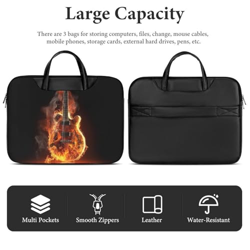 Maletín para laptop 15.6 pulgadas impermeable de cuero miniatura 5