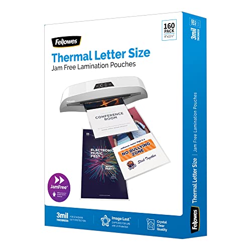 Pochettes de plastification thermique transparentes Fellowes ImageLast 22,9 x 29,5 cm 3 mm