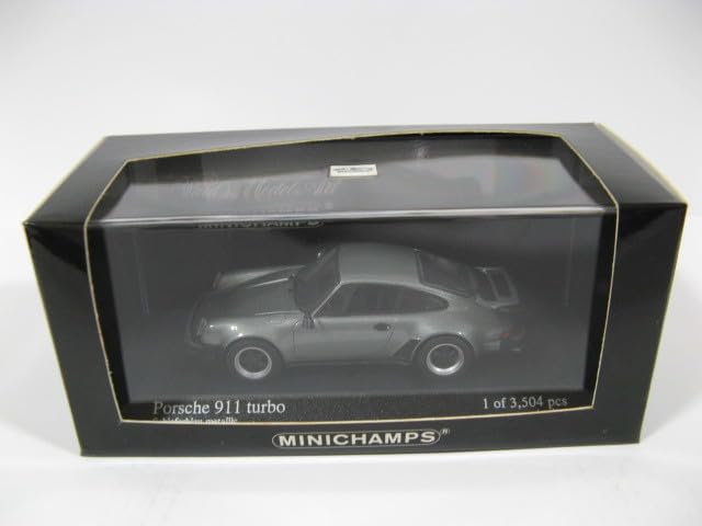 Amazon | ミニチャンプス 1/43 ポルシェ 911 ターボ 1977 ブルー